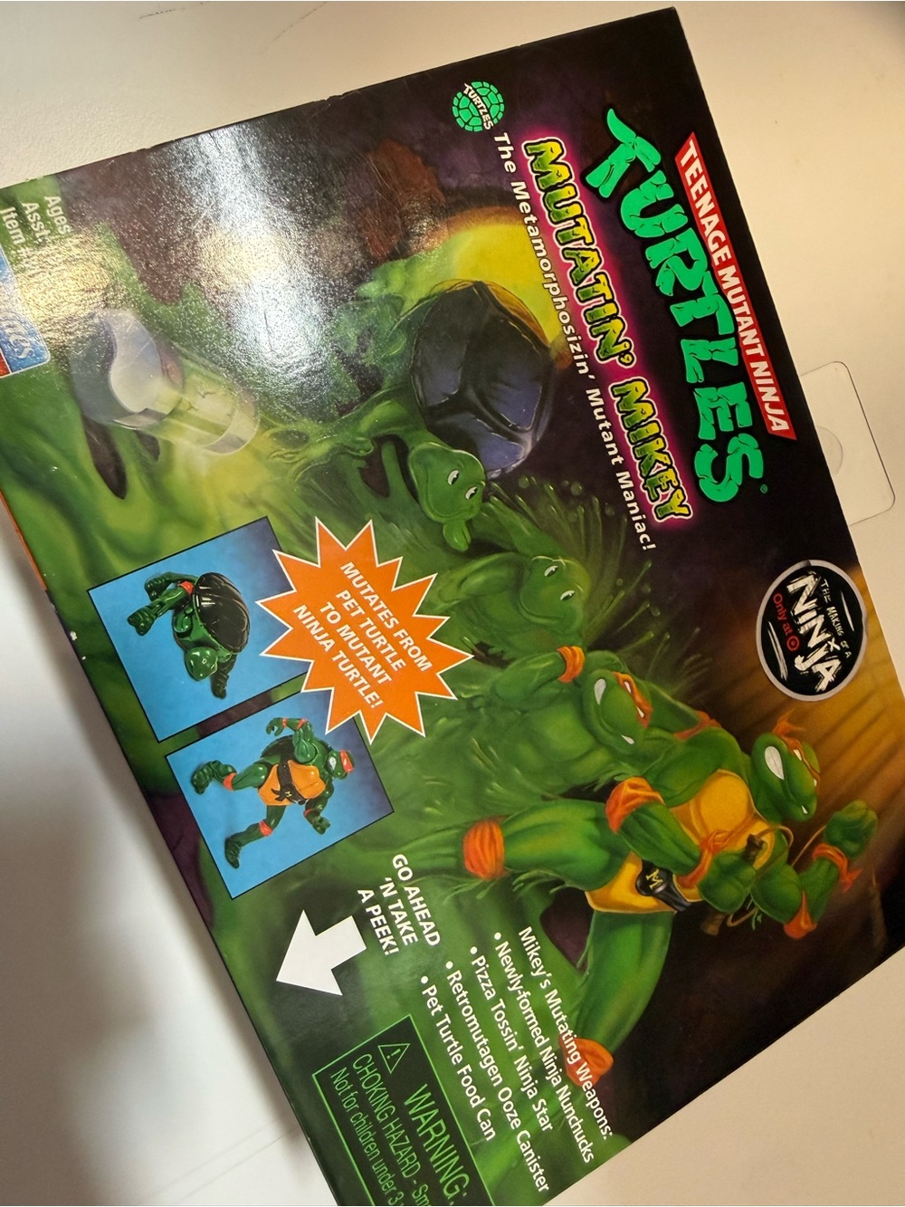 Teenage Mutant Ninja Turtles Making of a Ninja Mutatin' Mikey Action Figure nib